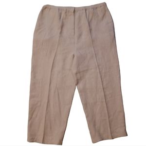Linen Cropped Pants